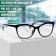 Ready glasses GA0624 (color: C1 black; diopter: + 3; tint: no)