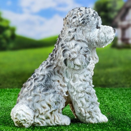 Garden figure "dog Poodle" 17x29x29cm-5