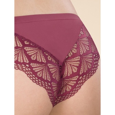 Female cowards, size 42, burgundy color-3
