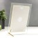 Photo frame Glass "GT 184/-g" 10x15 cm, vertical, with gold