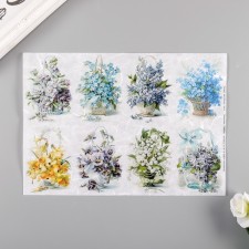 Rice decoupage map 