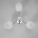 Miranda chandelier 3he27 40W chrome 59x59x26cm Bayerlux