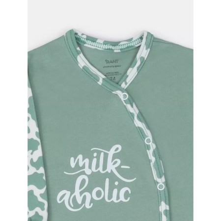 Details for children with closed legs Rant Milk-Aholic, height 56 ​​cm, green color-2