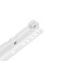 Roller guides 300 mm, white color