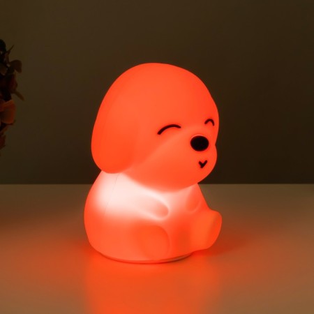 Night-mock "dog" LED from USB white 12x10x14 cm Risalux-3