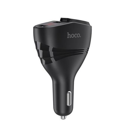 Automobile charger Hoco Z34, 96 W 2 USB, 3.1 A, display, black-3