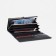 Women's wallet on magnets, black color