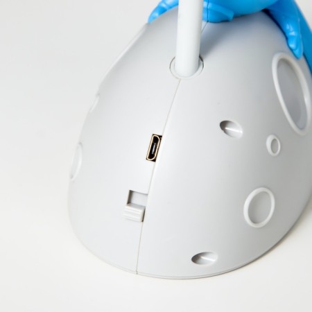 Board lamp "Cosmonaut on the Moon" LED 3W USB AKB White-blue 11.5x7.5x28 cm-11