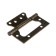 Tundra butter-bearing, 100x70x2.0 mm, universal, without insertion, bronze color, 2 pcs.
