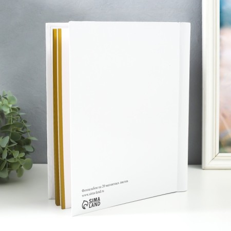 Photo album magnetic 20 sheets "without a cat and a photo is not the same" 29x24x2 cm-1