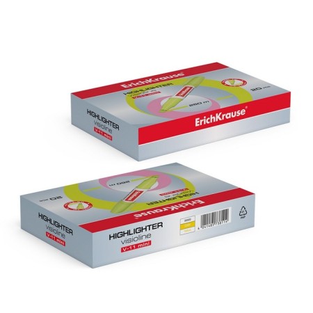 Erichkrause Visioline V-11 Mini, 0.6-4.0 mm, water-based mini, yellow neon-2