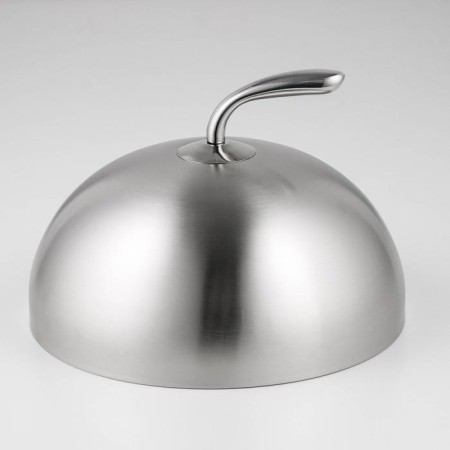 Stainless steel cover, 26 × 26 × 15 cm, round
