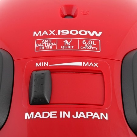 Vacuum cleaner Panasonic MC-CJ911R, bag, 1900 watts, 6 l, red-4