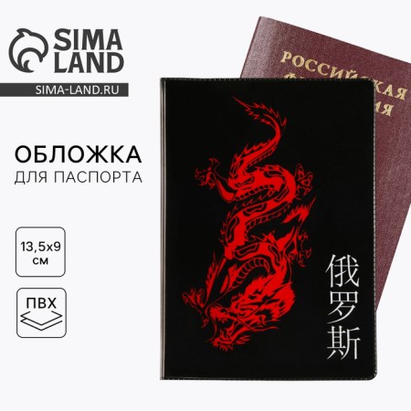 Cover for the passport "Dragon", PVC