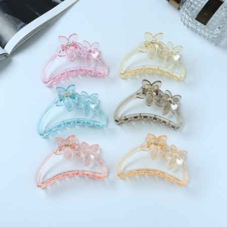 Hair crab "Bridget" flowers, 9 cm, mix-1