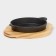 Pan "circle with handles", d = 15.5 cm, on a wooden stand