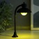 Decor for creativity plastic light "Lantern with a round lamp" 7.8x16 cm