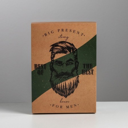 Gift folding box, packaging, “brutality”, 21 x 15 x 7 cm-4