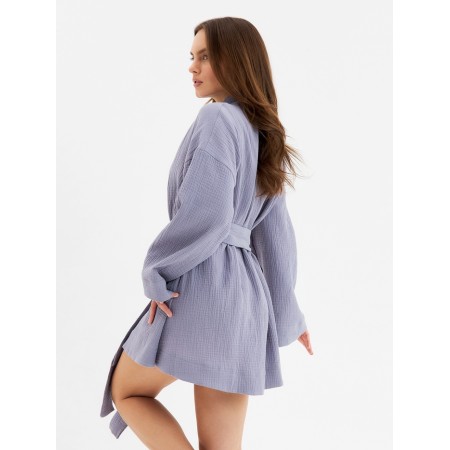 Women's robe KAFTAN BASIC R.48-50, Gray-2