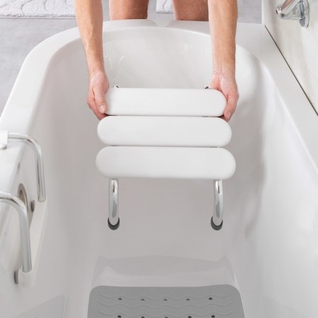 Stool in the bath Pro, white-1