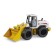 Bruder wheel loader, white color with yellow