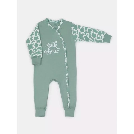 Details for children with open legs Rant Milk-Aholic, height 68 cm, green color-1