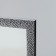 Highlight mirror, in the baguette, dark silver, wall, 50x60 cm