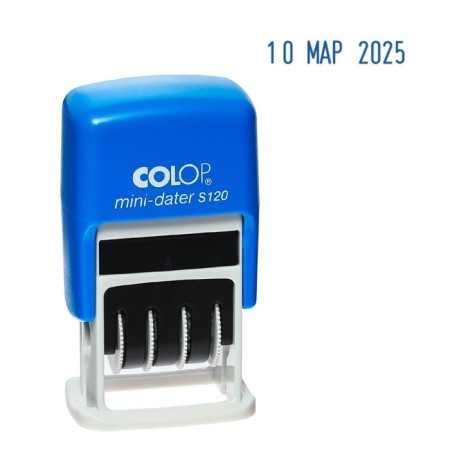 Automatic COLOP S 120 DATER-MINISE, MONTH LETTERS, Font height 3.8 mm