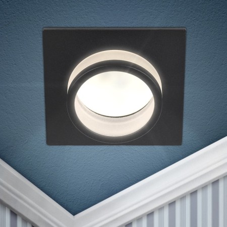 Lamp Built -in era KL88, IP20, 12W, 80x80x35 mm, black color is black-1
