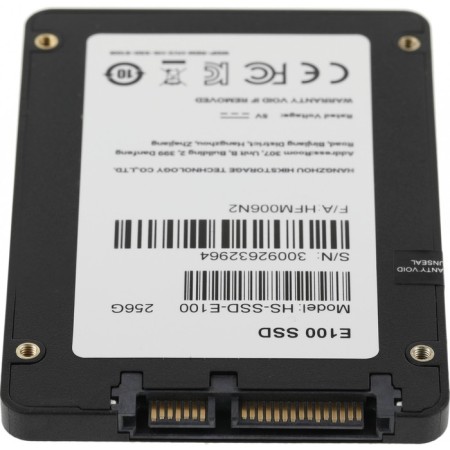 SSD Hikvision Sata-III 256GB HS-SSD-E100/256G HS-SSD-E100/256G Hiksemi 2.5 "-2