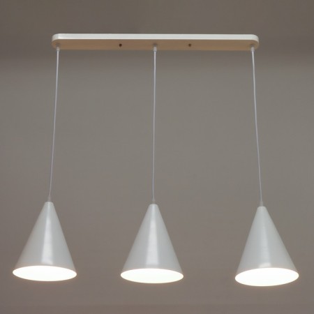 Lamp Bayerlux suspension Bayerlux "cone" 3he14 40W white d = 16, h = 20+60 cm-2
