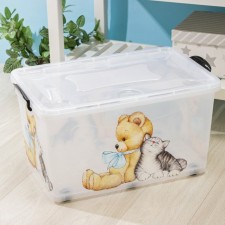 The storage container on the wheels 