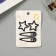 Invisible hair "Enico" (set 4 pcs) star, 5 and 3 cm, black