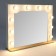Crystable-9 mirror without lamps 900x150x680 Irish oak/white matte