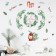 Interior sticker with a luminous layer "Happy New Year", 21 x 29.7 cm, New Year