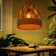 Ceiling Lamp from Rotan "Kusum" 1x120W, E27, 36x36x38 cm