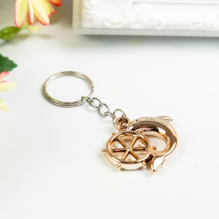 Trick Plastic for metal "Dolphin with a helm"-1