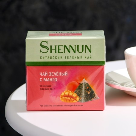 Green tea with mango "Shennun" 2 g * 20 pcs.-1