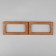 Handles for the bag wooden, 15 × 8 cm, 2 pcs, the color is light brown