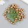 Stream for flowers "Ball gold" d = 0.8 cm 6x0.8x0.8 cm