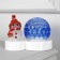 Light device "Snowman with blue ball" 9.5 cm, glow of multi, 220 V