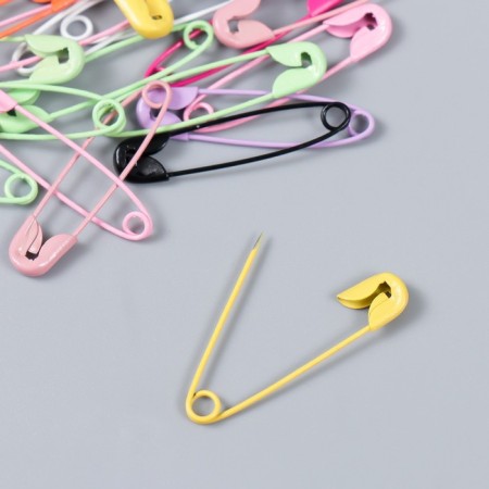 Decor for creativity Metal "Bulavka" set 40 pcs mix 3 cm-3