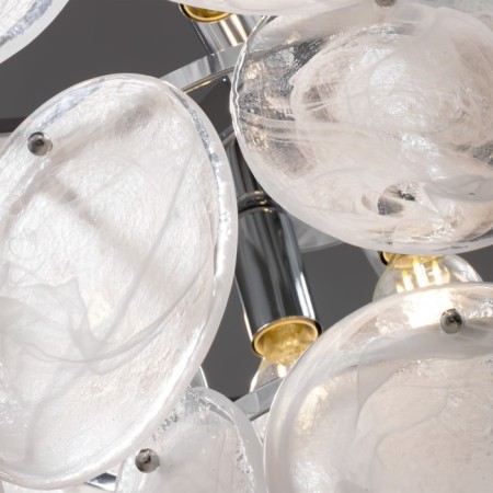 Suspended lamp Freya Fr5197pl-05ch Sophia, 470x470x735 mm, E14, 5x60W, color chromium-3