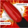 Gel nail polish "Red Boom", 3 phase, 8 ml, led/uv, color (68)