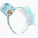 Blue hair rim, flowers, 11 cm, cold heart