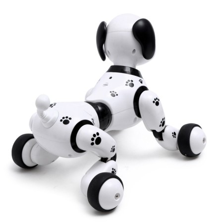 Robot Dog "Poltovod" Zhory, programmable, on the control panel, interactive: light, sound, dancing, musical, on the battery, in Russian-2