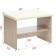 Herda shoe, 600x355x430, sonoma oak/white leatherette