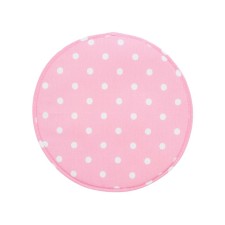 Подушка на табурет Pink polka dot, размер d=38 см, цвет розовый
