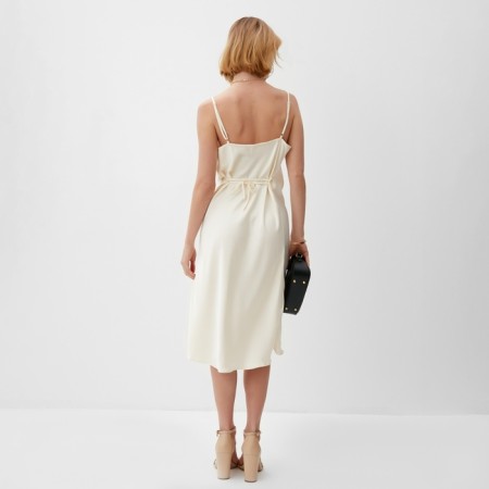 Women's dress mini minku: casual collection beige color, pr 44-3