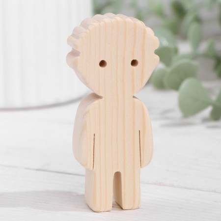 Harvesting for creativity "Figure Boy Curly" 8x3.7 cm